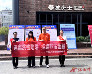 筑牢金融安全防线，守护群众“钱袋子”——平安人寿景德镇中支开展防范打击经济犯罪集中宣传活动